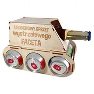 Pozostałe akcesoria barmańskie - Urodzinowy sprzęt wystrzałowego faceta - czołg na piwo z grawerem prezent na urodziny - miniaturka - grafika 1