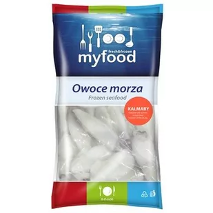 Myfood Kalmary indyjskie całe, surowe, oczyszczone, rozmiar: 20-40 szt./kg, glazura: 20%, 800 g/1000 g - Konserwy i dania rybne - miniaturka - grafika 1