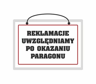 Tablica laminowana A5 - reklamacje uwzględniamy - Tablice BHP - miniaturka - grafika 1
