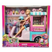 Lalki dla dziewczynek - Lalka ze skuterem z lodziarnią Swede - miniaturka - grafika 1