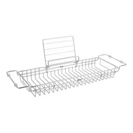 Akcesoria łazienkowe - Metalowa regulowana półka na wannę w kolorze srebra PT LIVING Tub, 61-86 cm - miniaturka - grafika 1