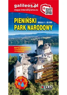 Mapa turystyczna - Pieniński PN 1:25 000 laminat - Atlasy i mapy - miniaturka - grafika 1