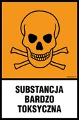 Systemy ekspozycyjne i znaki informacyjne - LB011 SUBSTANCJA BARDZO TOKSYCZNA, FN - FOLIA SAMOPRZYLEPNA; (350X525MM) - miniaturka - grafika 1