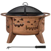 Paleniska ogrodowe - Palenisko ogrodowe z pokrywą 76 cm Halloween Sunjoy - miniaturka - grafika 1