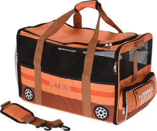 Koopman Transporter dla zwierzaka 52x30x32,5cm pet bus pomarańczowy - Transportery dla kotów - miniaturka - grafika 1