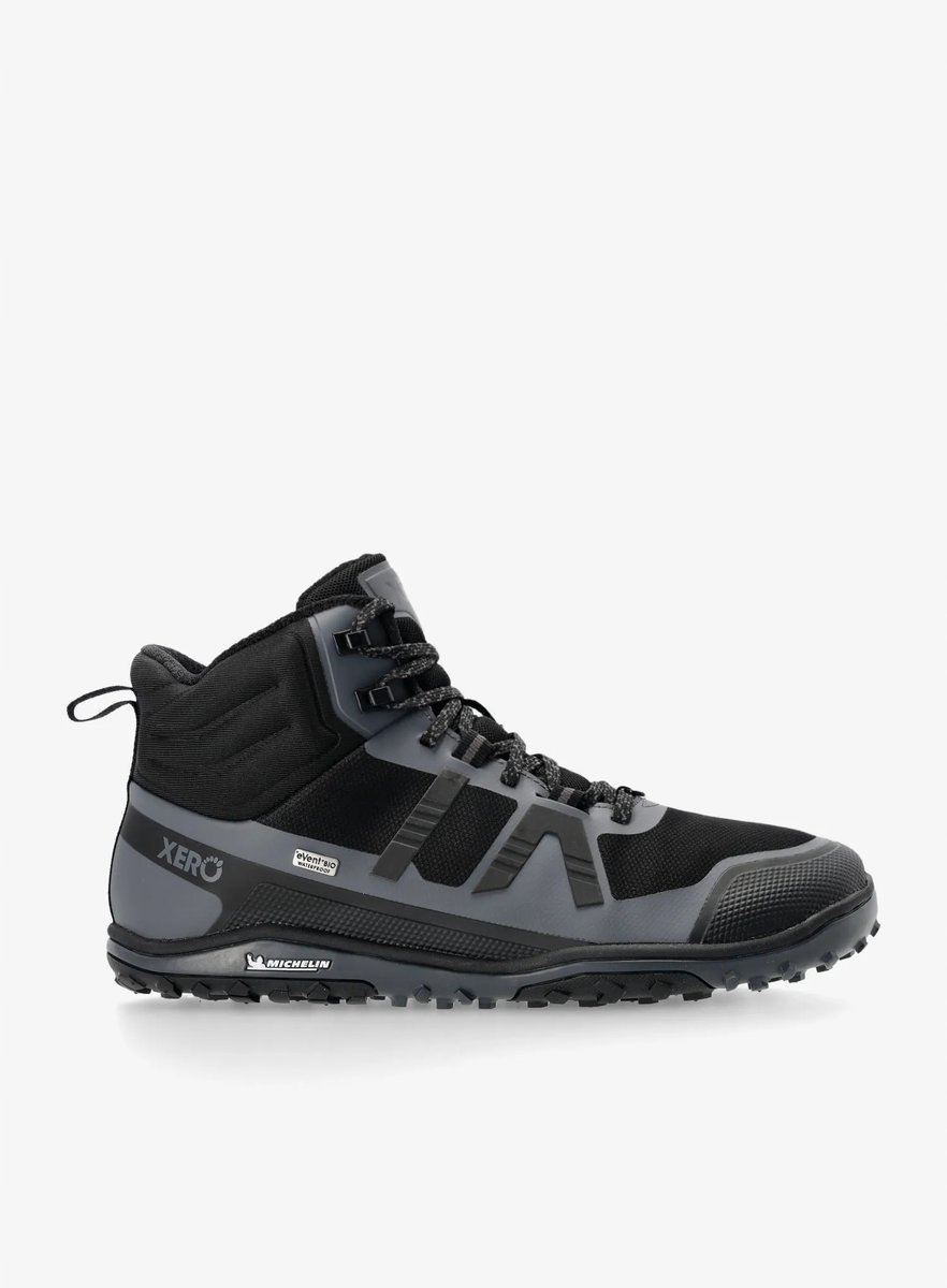 Buty turystyczne damskie Xero Shoes Scrambler Mid II WP - asphalt/sea moss