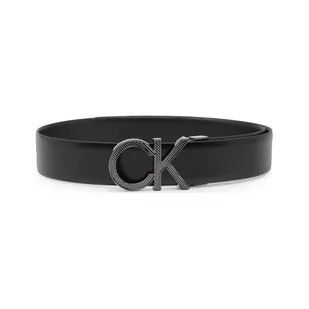Calvin Klein Skórzany pasek ADJ/REV CK METAL DIAGONAL 35MM - Paski - miniaturka - grafika 1