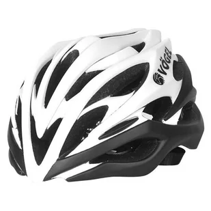 Kask rowerowy VÖGEL VKA-932BK Czarno-biały  (rozmiar S/M) - Kaski rowerowe - miniaturka - grafika 1