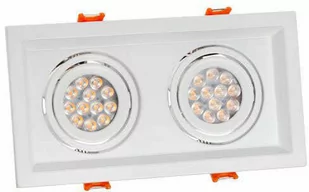 Oprawa Sufitowa MDD DUE MINI 830 Biała 14W 230V 20st White MDD 7 ECO 10 830 120W SpectrumLED WOJP01804 - Oprawy, klosze i abażury - miniaturka - grafika 1