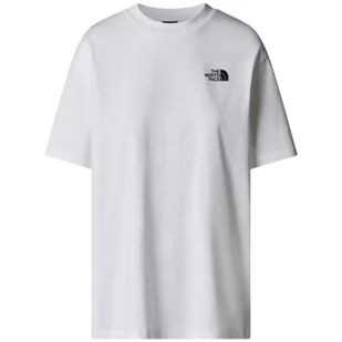 Koszulka damska The North Face S/S Essential Oversize Tee Rozmiar: S / Kolor: biały - Koszulki sportowe damskie - miniaturka - grafika 1