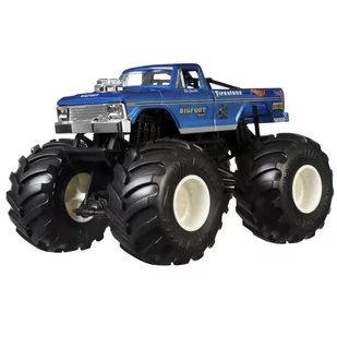 Hot Wheels, pojazd Monster Trucks Bigfoot 1:24 - Samochody i pojazdy dla dzieci - miniaturka - grafika 1