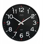 Zegary - Zegar ścienny JVD HX2508.2 czarny 30 cm . - miniaturka - grafika 1