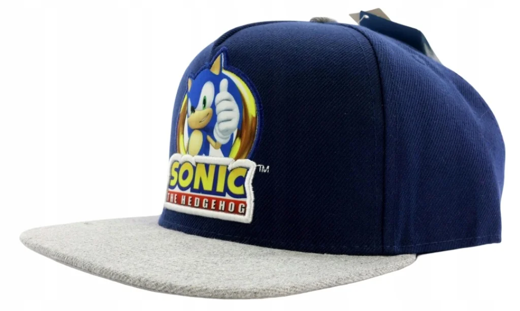 Czapka z daszkiem męska Sonic The Hedgehog Sega 55-60cm Haft Snapback Lato