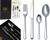 Zestawy sztućców - ZESTAW SZTUĆCÓW 24 el 6os kpl PREMIUM 18/10 POŁYSK - miniaturka - grafika 1