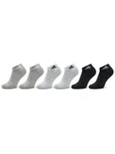 Skarpetki damskie - adidas Skarpety Niskie Unisex Thin and Light Sportswear Ankle Socks 6 Pairs IC1307 Szary - miniaturka - grafika 1