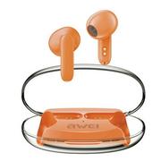 Słuchawki - Awei T85 ENC TWS Pomarańczowe - miniaturka - grafika 1