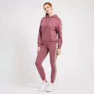 Spodnie sportowe damskie - Damskie spodnie dresowe GUESS BRITNEY JOGGER - różowe - miniaturka - grafika 1