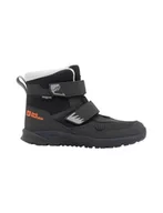Buty dla chłopców - Jack Wolfskin Polar Bear-b Texapore Mid Vc K, Buty zimowe dla dzieci, Phantom, 29 EU - miniaturka - grafika 1