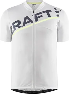 Craft Core Endur Logo Jersey Men, biały/szary XXL 2022 Koszulki kolarskie - Koszulki rowerowe - miniaturka - grafika 1