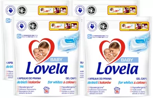 Lovela Baby, Zestaw Kapsułki Do Prania Kolor Biel 4X36 Szt - Środki do prania - miniaturka - grafika 1