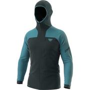 Bluzy sportowe damskie - DYNAFIT Bluza do biegania Speed Polartec Hooded Jacket Men - miniaturka - grafika 1