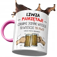 Kubki - Kubek Różowy Dla Liwii Żony Przyjaciółki Prezent z Nadrukiem ze Zdjęciem + Opakowanie na prezent (wzór 03) - miniaturka - grafika 1