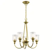 Lampy sufitowe - Lampa Waverly 5 ardant-decor KL-WAVERLY5-NBR - miniaturka - grafika 1