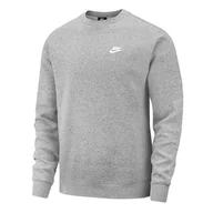 Bluzy sportowe męskie - Bluza sportowa męska Nike Club Crew FT - miniaturka - grafika 1