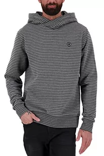 Alife and Kickin męska bluza JohnAK Z Sweat bluza męska z kapturem sweter S-XXXL, Steal Melange, L, Steal Melange - Swetry męskie - miniaturka - grafika 1