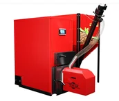 Piece i kotły grzewcze - Budmet Nocoń kocioł na pellet Forest 50 kW - miniaturka - grafika 1