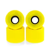 Akcesoria do skatingu - SMJ Kółka do deskorolki plastikowej 60x45mm 4szt żółte K2928-0 - miniaturka - grafika 1