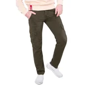 Spodnie męskie - Spodnie ALPHA INDUSTRIES AGENT PANT (black olive) 158205 413-33 - miniaturka - grafika 1