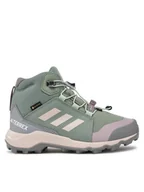 Buty trekkingowe damskie - adidas Trekkingi Terrex Mid GORE-TEX JI1356 Zielony - miniaturka - grafika 1