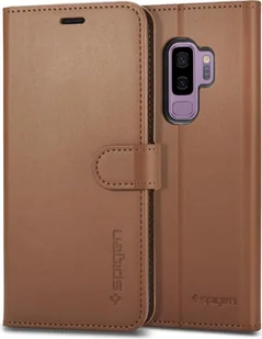 Etui Spigen Wallet S Galaxy S9+ Plus Coffee Brown - Etui i futerały do telefonów - miniaturka - grafika 1