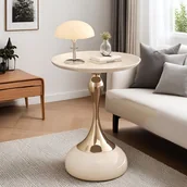 Inne - TEMU 1 szt. W stylu włoskim mała luksusowy salon wysokiej klasy mały stolik kawowy stolik kreatywny stolik narożny (szerokość powierzchni stolika - miniaturka - grafika 1