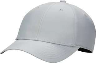 Nike Dri-Fit Club FB6452-077, czapka ze strukturą z pustego przodu, Lt Smoke Grey/Black, FB6452-077, M/L - Czapki damskie - miniaturka - grafika 1
