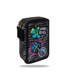 patio Piórnik potrójny z wyposażeniem - Jumper 3 Grey/Szary odznaki G CoolPack - Piórniki - miniaturka - grafika 1