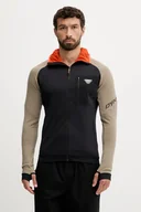 Bluzy męskie - Dynafit bluza sportowa Radical Polartec kolor czarny z kapturem wzorzysta 08.0000071122 - miniaturka - grafika 1