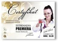 Pozostałe akcesoria kosmetyczne - Certyfikat ze szkolenia online Extremalna Premiera Moniki Mielniczuk + mini zdobienia wersja Drukowana - miniaturka - grafika 1