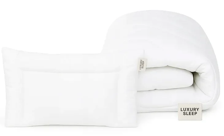 Kołdra 90x120cm + poduszka 40x60cm zestaw premium antyalergiczny polski
