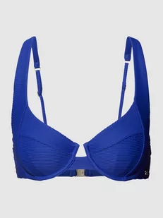 Top bikini z fakturą - Stroje kąpielowe - miniaturka - grafika 1