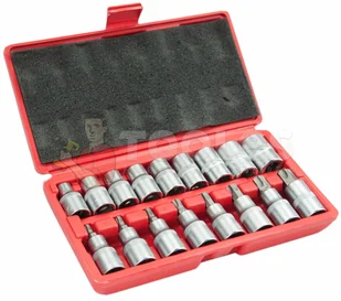 Klucze nasadowe torx nasadki i bity 17szt 1/2'' FALON-TECH - Klucze i nasadki - miniaturka - grafika 2