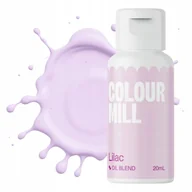 Dodatki do ciast w proszku - Barwnik olejowy do mas tłustych kremu czekolady fioletowy colour mill 20ml - miniaturka - grafika 1