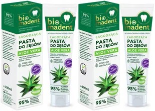 PASTA DO ZĘBÓW WRAŻLIWYCH BEZ FLUORU ŁAGODZĄCA ALOE VERA BIO MADENT 100ml - Pasty do zębów - miniaturka - grafika 1