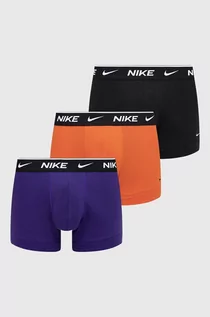 Majtki męskie - Nike bokserki (3-pack) męskie kolor fioletowy - grafika 1