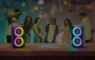 Głośnik bezprzewodowy Bluetooth W-KING T9 60W (czarny) - Głośniki i kolumny Głośnik bezprzewodowy Bluetooth W-KING T9 60W (czarny) - Głośniki i kolumny - miniaturka - grafika 5