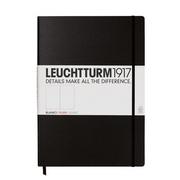 Notesy i bloczki - Leuchtturm, Notes Master Classic, 233 strony, gładki, czarny - miniaturka - grafika 1