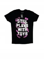 Koszulki męskie - Koszulka t-shirt męski Spencer's czarny nadruk S - miniaturka - grafika 1