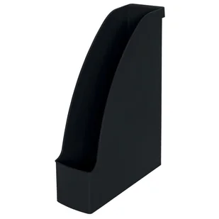 Pojemnik na czasopisma/katalogi plastikowy 95x320x290mm LEITZ RECYCLE czarny / 24765095/ - Pojemniki biurowe - miniaturka - grafika 1