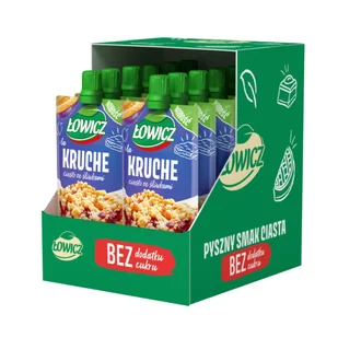 ŁOWICZ deser a'la kruche cias z śliw 100g x 12 szt - Koncentraty warzywne, przeciery - miniaturka - grafika 1